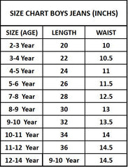 Boy's Dark Blue Jeans
