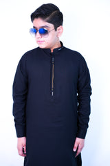YUMZZ Dark Blue Shalwar Kameez