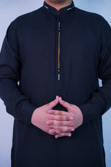 YUMZZ Dark Blue Shalwar Kameez