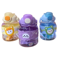 Cute Cartoon Kids Water Bottle - BPA-Free, Leak-Proof, 1000ml