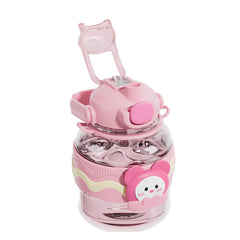 Cute Cartoon Kids Water Bottle - BPA-Free, Leak-Proof, 1000ml