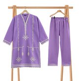 Lilac Embellished 2 piece Lawn Suit