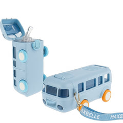 Cute bus shaped kids water bottle – BPA free & leakproof – Yumzz.pk