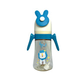 300ml Cute Lion Baby Feeder Bottle with Straw – BPA Free, Anti-Colic, Easy Grip Handles