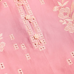 Baby pink 2 piece girl Lawn Suit