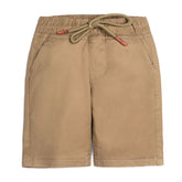 Boys' Khaki Cotton Drawstring Shorts