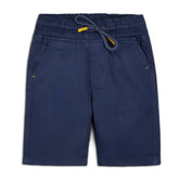 Boys' Navy Blue Cotton Shorts