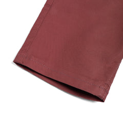 Boys' Maroon Cotton Drawstring Shorts