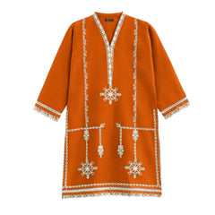 Rust Embellished 2 piece Lawn Suit