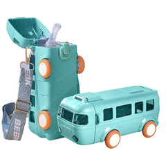 Cute bus shaped kids water bottle – BPA free & leakproof – Yumzz.pk