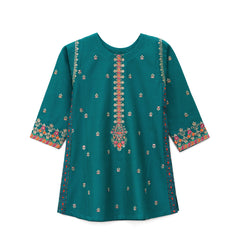 Embroidered  Green 2 Piece Suit 104