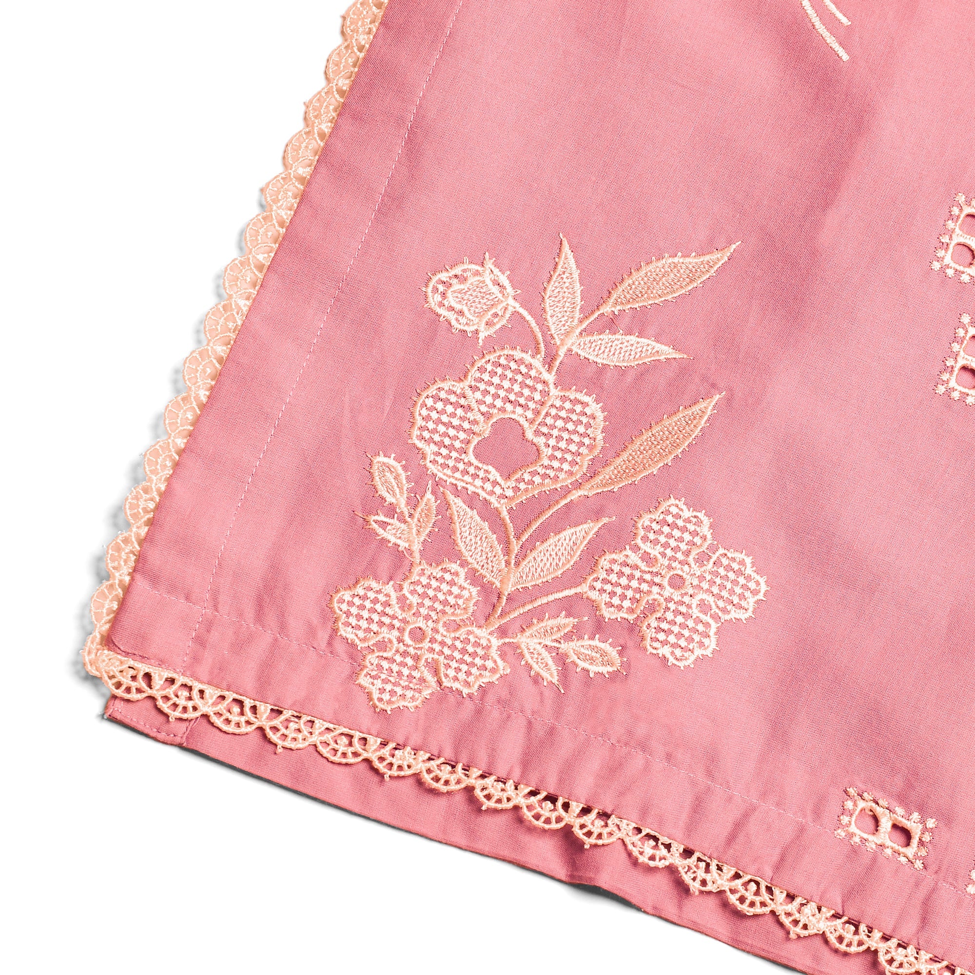 Baby pink 2 piece girl Lawn Suit