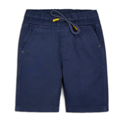 Boys' Navy Blue Cotton Shorts
