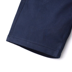 Boys' Navy Blue Cotton Shorts