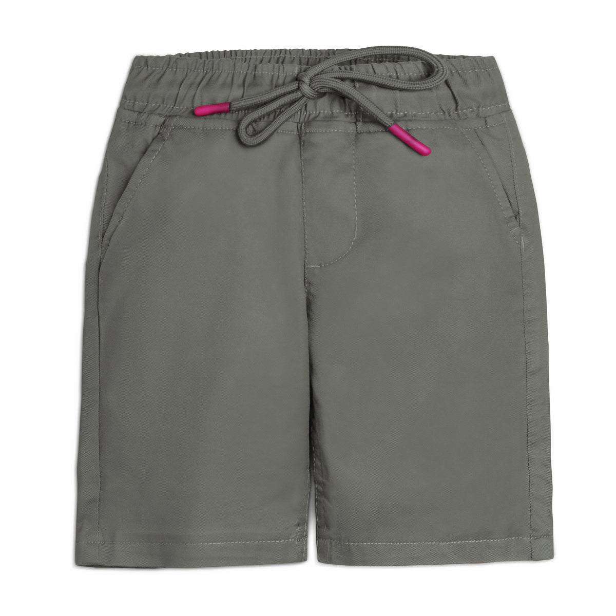 Boys' Light green Cotton Shorts